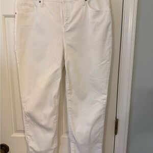 Chico’s White Cropped Jeans